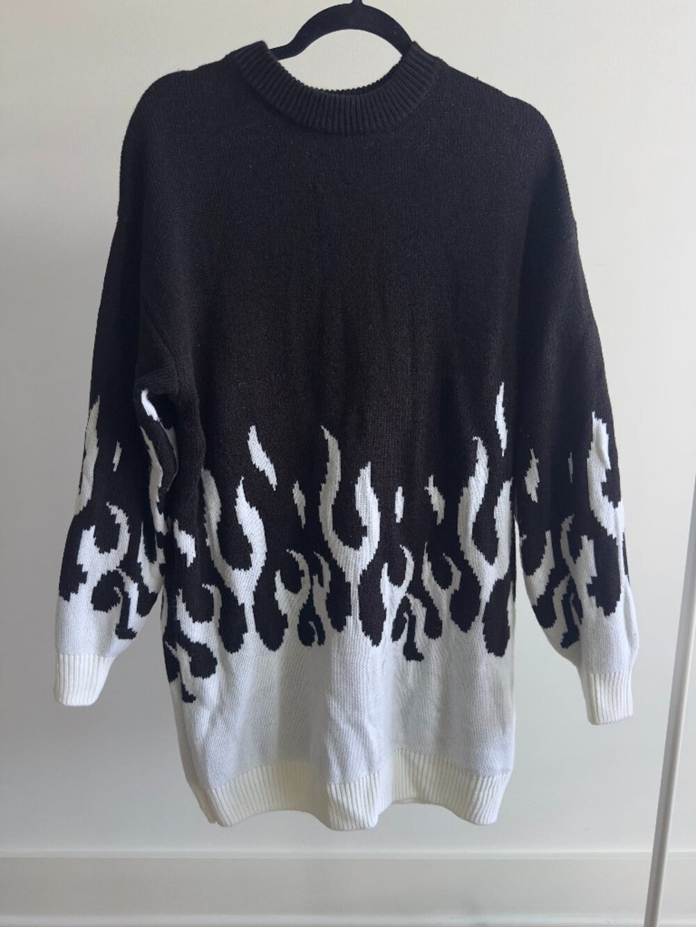 Graphic Sweater Dress